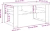 vidaXL Couchtisch Betongrau 96 x 54 x 44 cm Holzwerkstoff Produktbild-Vorschau 7