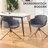 Esszimmerstühle drehbar 2er Set, moderner Küchenstuhl mit Produktbild-Vorschau 2