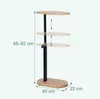 Tavolino Relaxdays regolabile in altezza, A x L x P 45-82 x Anteprima dell’immagine prodotto 4