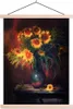 MuchoWow® Textilposter Sonnenblumen - Vase - Stilleben Produktbild-Vorschau 1