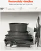 17-dielna sada hrncov a panvíc Granite Nonstick Kitchen Náhľad obrázku produktu 3