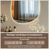 S'AFIELINA Miroir de salle de bain avec éclairage Voir les images du produit 8