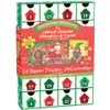 A Christmas-themed advent calendar box featuring dogs. Podgląd zdjęcia produktu