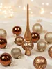 Weihnachtskugeln Mix Ornamente Glas mit Spitze, 19er Set, Produktbild-Vorschau 2