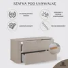 Rodan | Szafka Pod Umywalkę - 100 Cm - Wisząca - Beżowy Mat Podgląd zdjęcia produktu 3