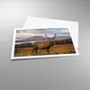 Poster - Poster ohne Rahmen - Rehe Wiese Berge - 91,5x61 cm Produktbild-Vorschau 3