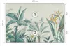 Muralo Vlies Fototapete tropische BLÄTTER Blumen Pflanzen Produktbild-Vorschau 2
