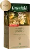 GREENFIELD TEE WHITE LINDEN Schwarztee 25 Teebeutel Produktbild-Vorschau 1