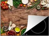 KitchenYeah© Herdabdeckplatte Kräuter - Gemüse - Rustikal , Produktbild-Vorschau 1