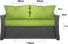 Cuscini per divano da giardino - Lime| Seduta 110x60x7, Anteprima dell’immagine prodotto 2