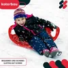 KOTARBAU® 2 pièces Luge PVC 60 cm Luge Enfant Bleu & Rouge Voir les images du produit 4