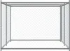 vidaXL Buda dla psa z drzwiczkami Szara 4x2x1,5 m Stal Podgląd zdjęcia produktu 5