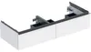 Geberit 502.314.01.2, Weiß, Chrom, 2 Schublade(n), 1184 mm, Produktbild-Vorschau 4