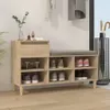 vidaXL Portascarpe in rovere Sonoma 102x36x60 cm Materiale Anteprima dell’immagine prodotto 2
