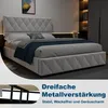 MODFU Čalouněná postel Boxspring hydraulická 140 × 200 cm s Náhled obrázku produktu 8