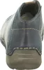 The back view of a blue leather shoe. Produktbild-Vorschau