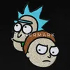 Spreadshirt Rick & Morty Köpfe Als Stick-Design Relaxed Fit Produktbild-Vorschau 2
