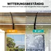 Vordach für Haustür/Fenster, wetterfest, Braun, Produktbild-Vorschau 4