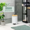 eluno Poubelle, poubelle à pédale, capacité 12 litres en Voir les images du produit 6