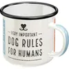 Nostalgic-Art - Emaille-Becher - Pfotenschild - Dog Rules Produktbild-Vorschau 2