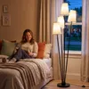 COSTWAY 4-flammige Stehlampe 160cm mit Fußschalter, Produktbild-Vorschau 8