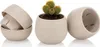Set di 6 vasi da fiori color tortora Vasi resistenti ai Anteprima dell’immagine prodotto 13