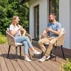 di volio Gartenstühle NEMI - Polyrattan 2er Set, Rattan Produktbild-Vorschau 5