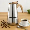 Montessa Espressokocher aus Edelstahl mit Holzgriff, 450ml Produktbild-Vorschau 3