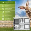MyAnimal Hasenstall MH-02 | Hasenkäfig Zweistöckig - Produktbild-Vorschau 2