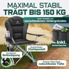 Sedia da campeggio KESSER® pieghevole, resistente fino a Anteprima dell’immagine prodotto 5