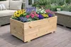 Blumenkasten Holz 60x30x29 cm – Rechteckig Pflanzkübel Produktbild-Vorschau 4