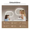 EMKE LED Badspiegel 70x50cm Badspiegel beschlagfrei Produktbild-Vorschau 7