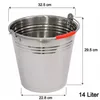 MIKONI Edelstahleimer | 14 LITER | Milcheimer Produktbild-Vorschau 2