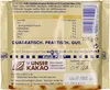 The back of a Ritter Sport chocolate bar wrapper, showing nutritional information and branding. Produktbild-Vorschau