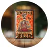 Blechschilder Grillen, Grill Schild der tut nix der will Produktbild-Vorschau 12