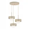 Luxolar - LED Pendelleuchte 3-flammig Beige-Grau G9 15W - Produktbild-Vorschau 1