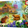 Rompecabezas Educa Capybara Dorf, 500 piezas, multicolor. Vista previa de la imagen del producto 4