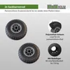 2x Sackkarrenrad PolyurethanRad 260x85 mm 3.00-4 75 mm Produktbild-Vorschau 2