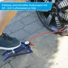 pompe à pied monocylindre cartrend, bleu Voir les images du produit 5