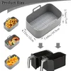 2Pcs Silikonform Hei?luftfritteuse-Airfryer Silikonform Produktbild-Vorschau 2