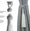 Embrasse pour rideaux cordon gland avec franges set 4 Voir les images du produit 2