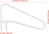 VEVOR Schwimmbad Handlauf, 1371x48x813 mm, 100 kg Produktbild-Vorschau 8