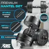 RE:SPORT 2er Hanteln Set verstellbar 15 kg | Hantelset mit Produktbild-Vorschau 5