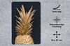 MuchoWow® Mauspad Mousepad Ananas - Obst - Gold 18x27 cm - Produktbild-Vorschau 2