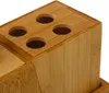 HowHomely | Badaccessoires - Set van 4 stuks - van bamboe - Productafbeelding-voorbeeld 5