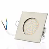 LED Einbaustrahler 6er Set Flach Chrom Eckig 3.5 W warmweiß Produktbild-Vorschau 3