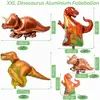 Dino-Geburtstagsdeko-Set, 40-teilig, Ziffer 4, grün Productafbeelding-voorbeeld
