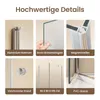 A collage of close-up images showcasing the features of a shower enclosure. Anteprima dell’immagine prodotto
