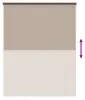 Rollo mit UV-Schutz Taupe 200 x 140 cm Polyester Produktbild-Vorschau 8