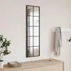 vidaXL Miroir mural noir 30x100 cm Rectangulaire Fer Voir les images du produit 2